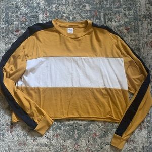 Color block crop top